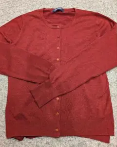 Lois CRAYON 赤茶色 長袖カーディガン