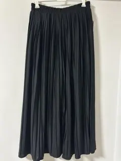 新品★SHOO-LA-RUE プリーツ　ガウチョパンツ ブラック