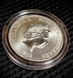 ニュージーランド　1/2クラウン銀貨　1934年　未使用　希少　レア　古銭　外国 ニュージーランド1/2クラウン銀貨1934年未使用希少レア古銭外国