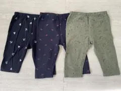 夏用こどもレギンス 3点セット　西松屋