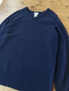 L.L.Bean エルエルビーン Vネックニット セーター 100%ラムズウール