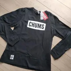 ★新品★CHUMS 長袖Tシャツ ブラック×ホワイト M