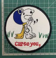 No.1176 ☆横振り刺繍パッチ☆ cruse you, RED BALON