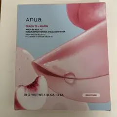 新品　アヌア Anua 桃 70 ナイアシン コラーゲンマスク 4枚入