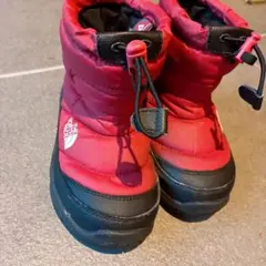 ノースフェイス　スノーブーツ　17 17cm 赤　レッド　黒　ブラック　匿名