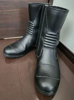 南海部品 バイクブーツ 26.0㎝ 革 黒 中古品 美品NANKAIツーリングブーツ特攻ブーツ黒ライディングブーツ当時