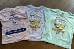 ポケモン Tシャツ 3枚セット　ポニータなど　120