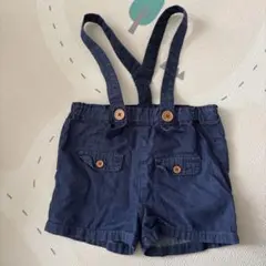 petit main サスペンダー付きショートパンツ 80