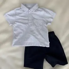 受験　幼児教室　ポロシャツとショートパンツセット 110cm