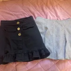 タイトスカート、フレアスカート　2点まとめ売り