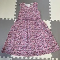 BeBe 花柄ノースリーブワンピース　140