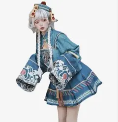 コスプレ　ロリータ　キョンシー　ワンピース　衣装