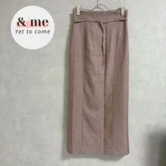 美品　ナチュラルビューティーベーシック　タイトスカート　ロング　バックスリット