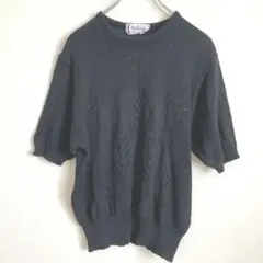 トップス　ニット　半袖