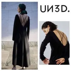 のん様専用 UN3D. アンスリード バックオープンロングワンピース