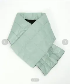 TAION キルティングマフラー ライトブルー/ブラック