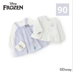 新品　プティマイン 福袋　アウター 中綿 ジャケット　90 アナ雪　2026