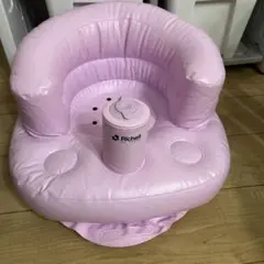 Richell ふかふかベビーチェア パープル