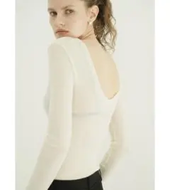CLANE W FACE WOOL RIB TOPS