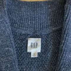 GAP ダークブルー ケーブルニット M