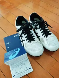 ASICS スパイクシューズ ホワイト EFFORT 26.5cm