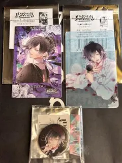 DIABOLIK LOVERS ディアラバ　カード 缶バッジ 無神アズサセット
