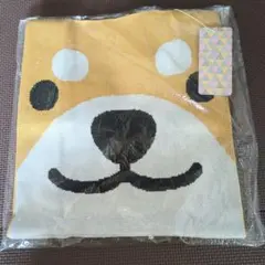 柴犬デザイン ニットバッグ