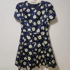 ネイビー花柄ワンピース サイズ2 JILLSTUART