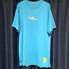 Champion　One Ball One Love　バスケTシャツ　ブルー