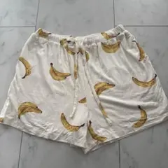 GELATO PIQUE バナナ柄 ルームウェア　ショートパンツ