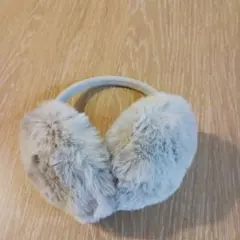 ベージュ ファー 耳あて