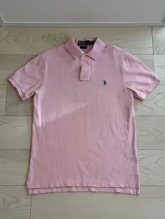 【M】Polo by Ralph Lauren ピンク スリムフィット ポロ