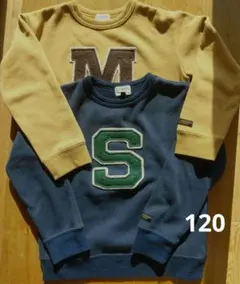 F.O.KIDS　裏起毛トレーナー2点セット　120