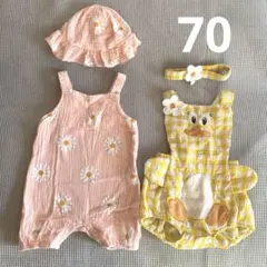 ベビー服　ロンパース　70センチ　女の子