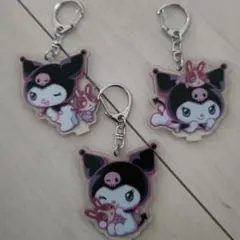 新品★宇佐美×サンリオコラボ アクリルキーホルダー クロミ3個セット
