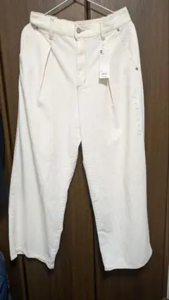 ジーユーライトデニムワイドパンツ XL 2490円