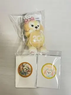 クッキーアン ぬいぐるみチャーム ワッペン 20周年 カラフルハピネス