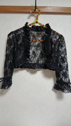 レースボレロ　黒　美品