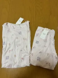 【新品タグ付】ジェラートピケ　いのしし2019　ルームウェア　上下セット　半袖のサムネイル