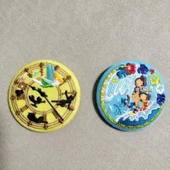 Disney刺繍缶バッジ ティンカーベル　(ピーターパン) スティッチ セット