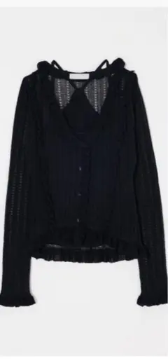 MOUSSY POINTELLE RUFFLE カーディガン&キャミソールのサムネイル