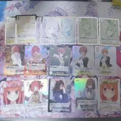 五等分の花嫁 ヴァイスシュヴァルツ 光物 SR以上 まとめ売り 89枚