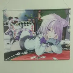 C106 AHO-CROSS 猫又おかゆちゃん タペストリー C106 AHO-CROSS 猫又おかゆ 新刊セット タペストリー ホロライブ