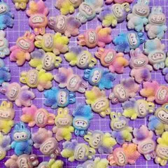 お得 グラデーション ラブブ 50個セット デコパーツ