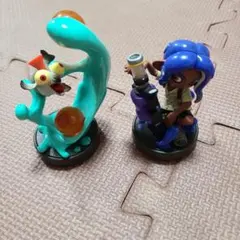 amiibo スプラトゥーン 2個セット(コジャケ、オクトリング ブルー)のサムネイル
