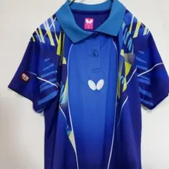 Butterfly 卓球用ポロシャツ 青 レディース Mサイズ