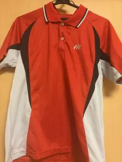 TSP ポロシャツ 赤色 ポリエステル100%