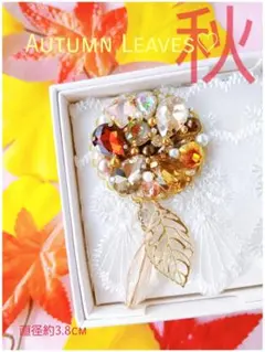 送料込【B級品】秋♪先取り♡Autumn Leaves★合わせやすい大人ブラウン