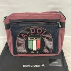 D&G ドルガバ フラップ メッセンジャーバッグ ショルダーボストン 多