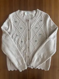 ゆ*ら様 H&Mカーディガン　キッズ130-140 花刺繍入